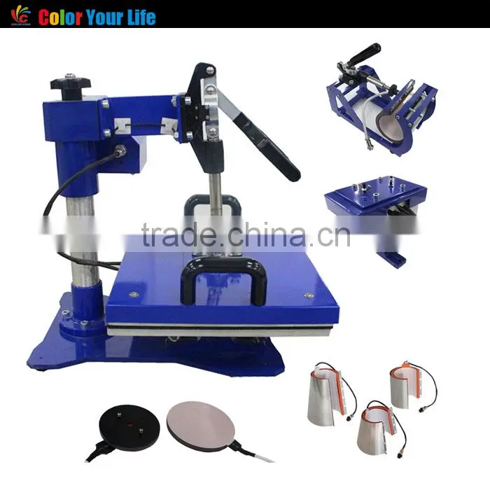 8 Pcs Heaters 8 in 1 Combo Heat Press Machine