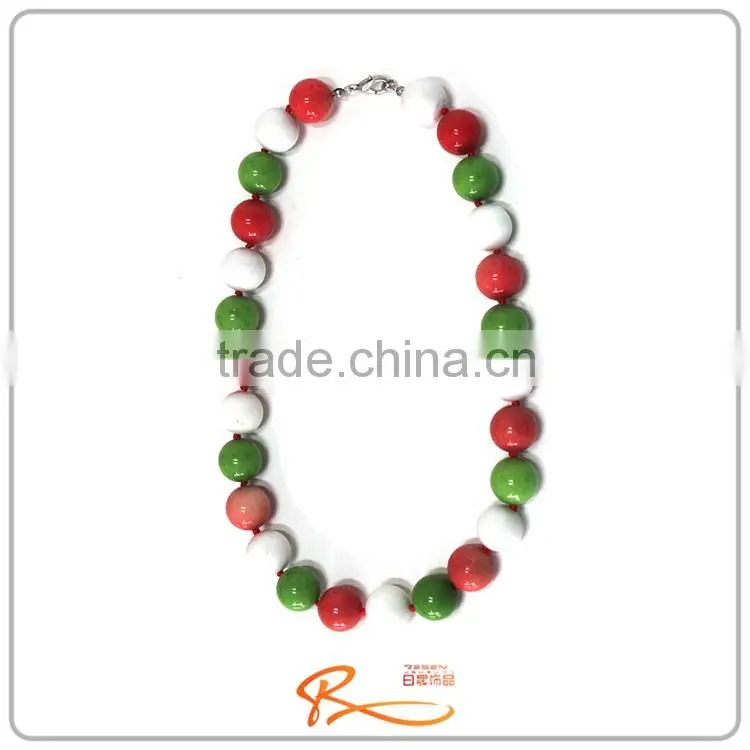 Latest design fashion for anniversary high quality bead charm necklace