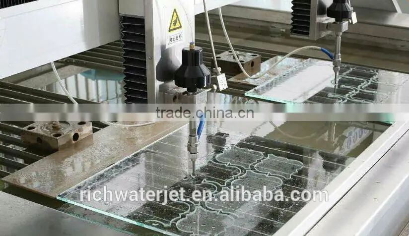 High speed CNC glass Waterjet Cutter