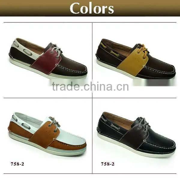 The real original leather shoes with top gang members in the driver A758-2