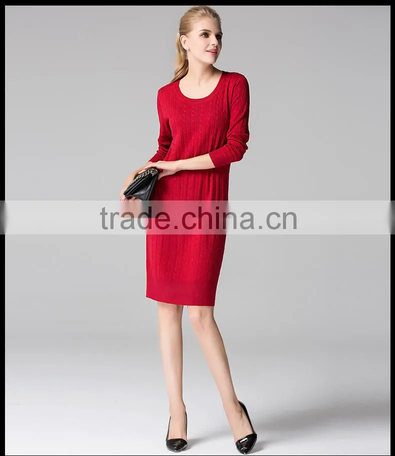 Special design chashmere sweater round collar sweater with buttons on back for girls