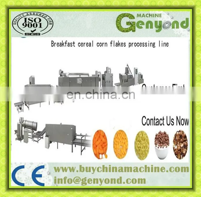 High Quality New Condition Small Scale Corn Flakes/Breakfast Cereal Making Machine