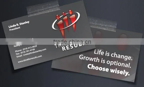High quality business card printing