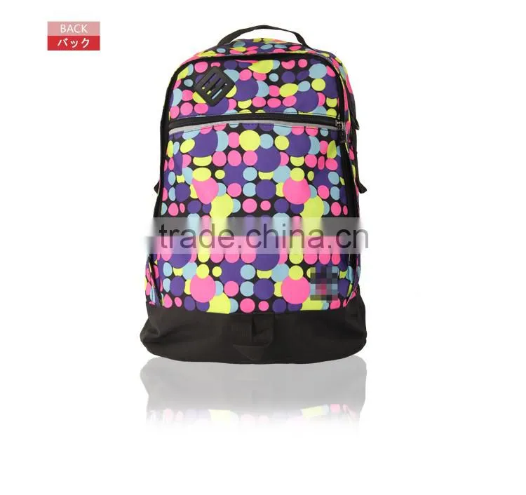 colorful rucksack canvas backpack teenagers laptop bag