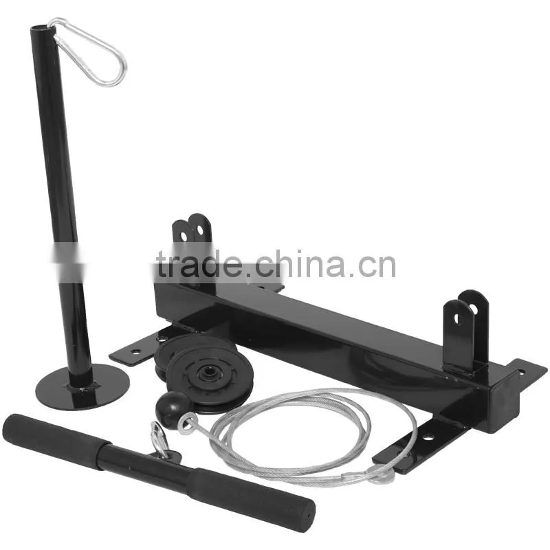 Ceiling-Mounted Lat Pulldown Machine for lat pulldowns and biceps workout