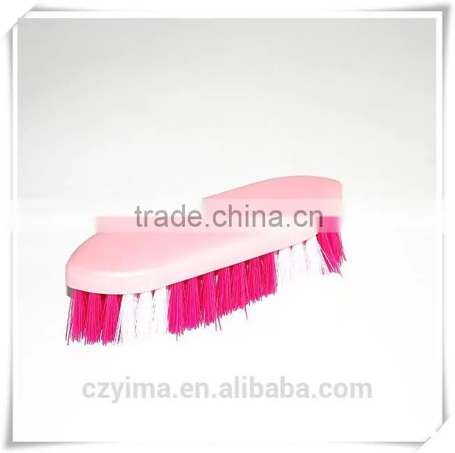 Plastic backed horse dandy brush