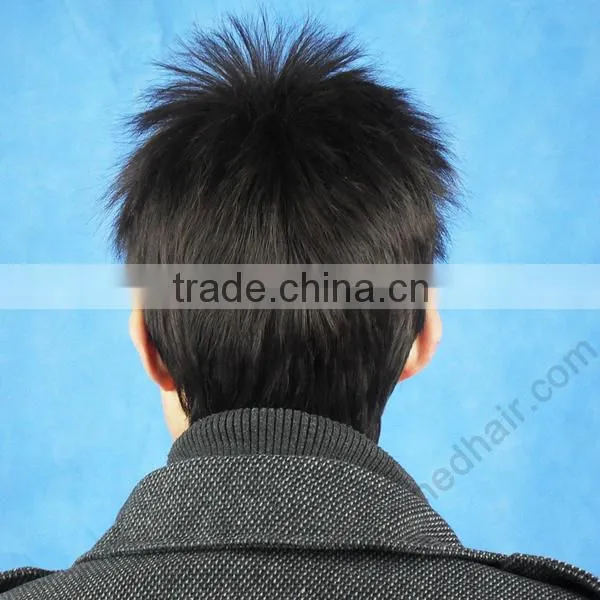 China supplier wholesale top sale natural hair wig for men