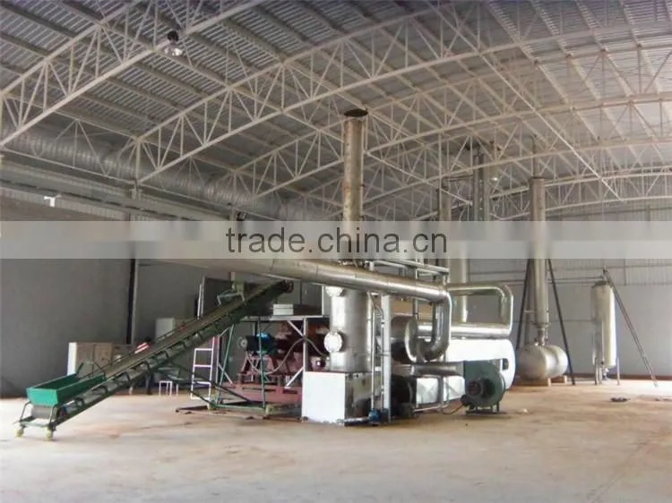 Hot selling 2015 newest tire recycling pyrolysis machine waste tire pyrolysis to oil machine with CE