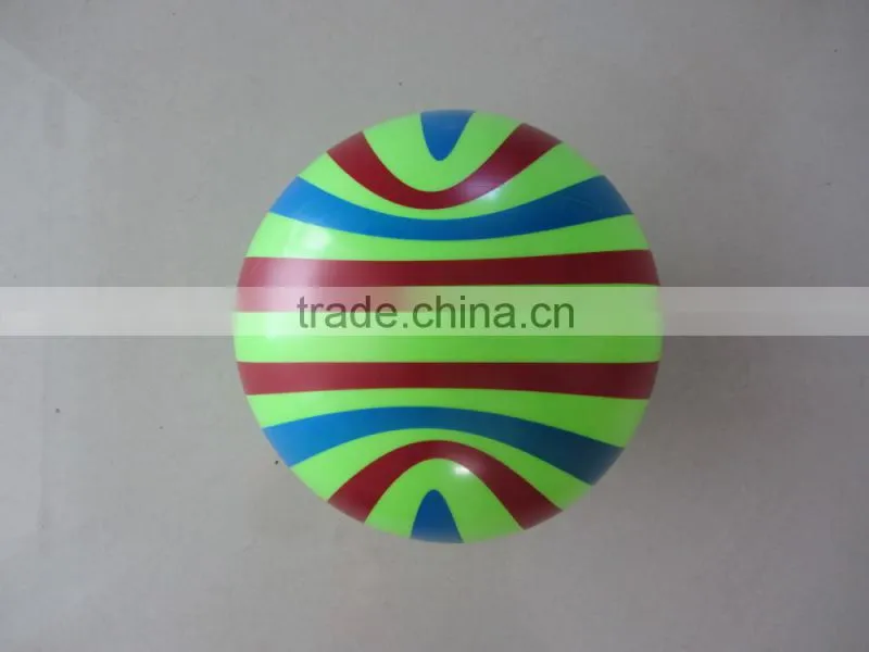 2014 newest two color printed pvc ball for kids