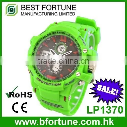 LP1369 Best quality dual function time day date watch