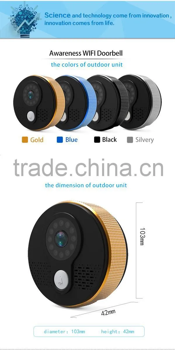 Wi-Fi Doorbell video camera