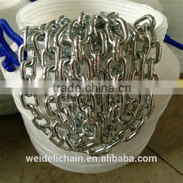 mild steel ordinary long link chain