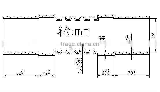 PP corrugated hose