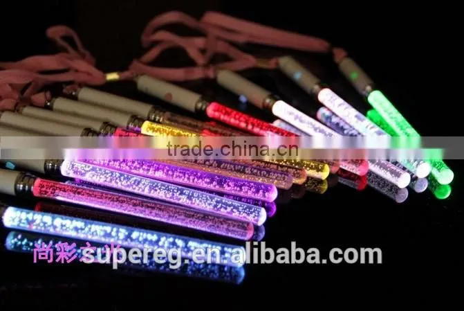 2015 3LEDs Glowing Stick in the dark LED Light Stick Acrylic Concert LED Flash Light Stick For Party Wedding Birthday