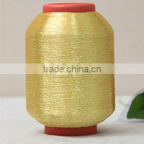 2015 promotional japanese golden metallic yarn