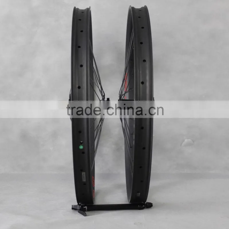 ICAN Fat bike wheels ,50mm width clincher wheels fat wheel bicycle fat bike wheels carbon fat bike rim snow fat bike 26 fat tyre