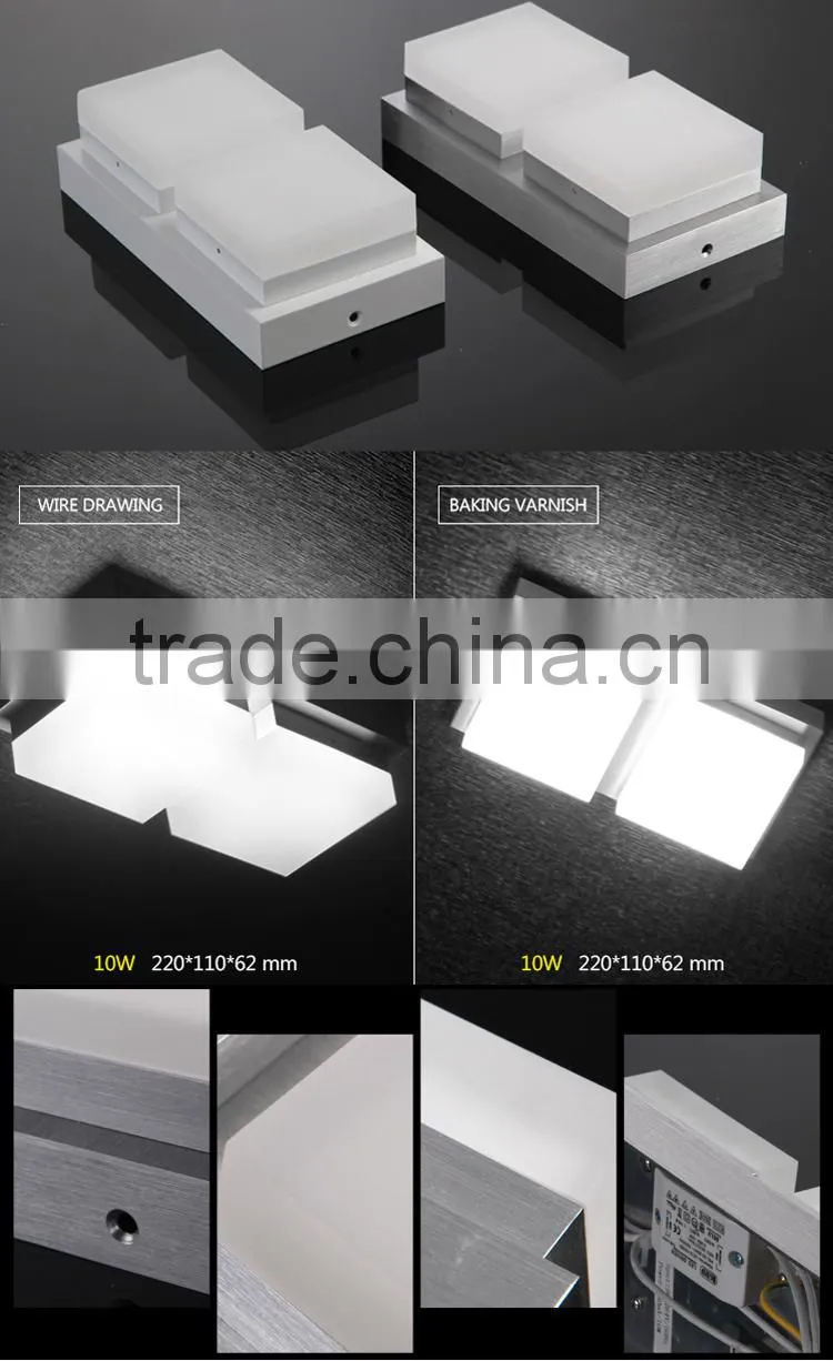 Dailyard 10w led lighting led microwave sensor ceiling light