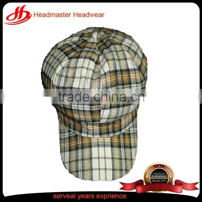 Cheap plaid melton lady's Ivy caps