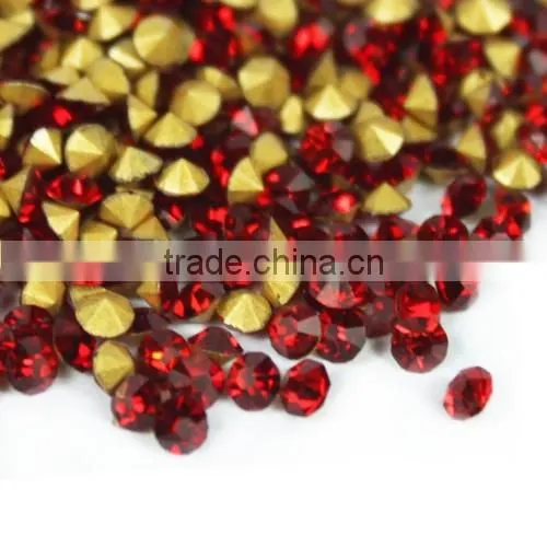 Point back rhinestone, foiled back Chatons, MC crystal