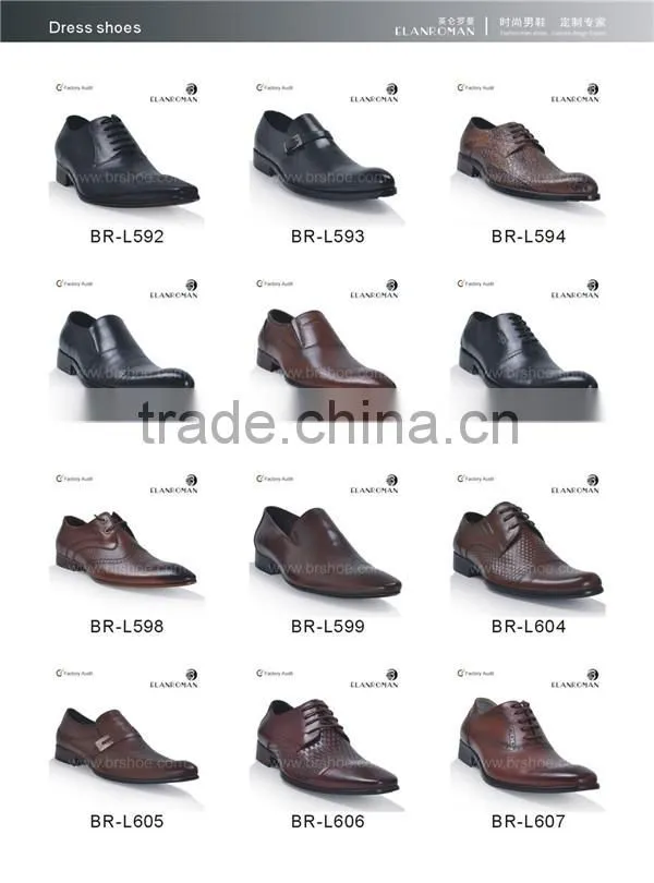 Fashion cheap man leather shoes dress men shoe elanroman men shoe