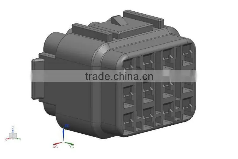 12 ways pin car electronic fuel injection system connectors with high quality and full testing