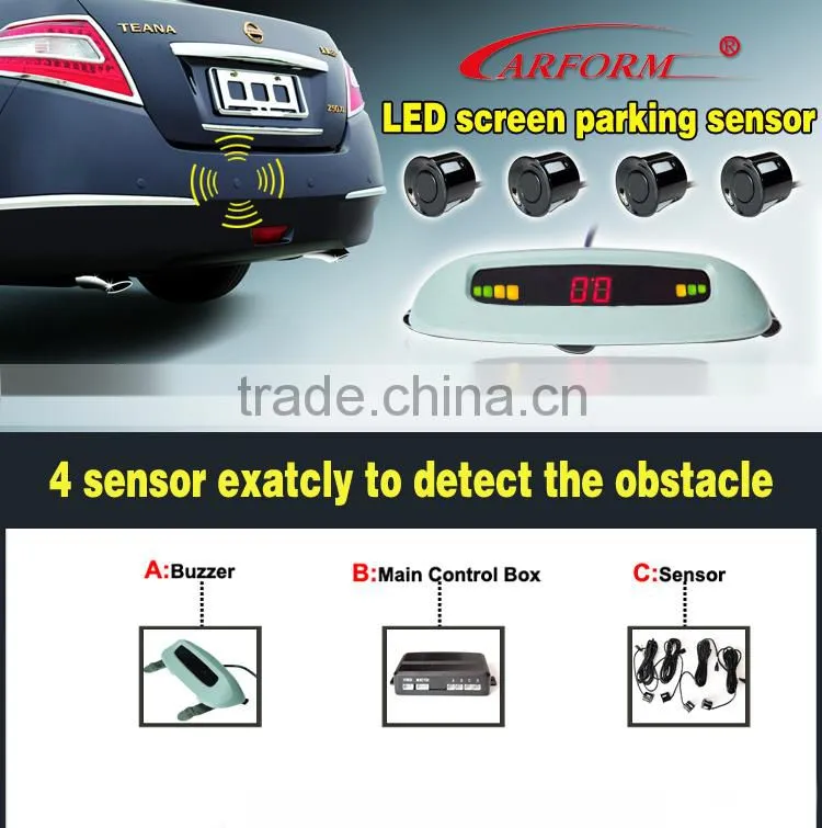 China golden parking sensor supplier dirct sale car backup rear view parking radar parking sensor