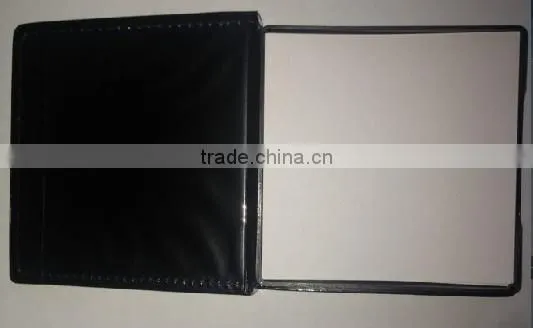 New Arrival Black Splendid Top Grade PU Leather Memo Paper Holder