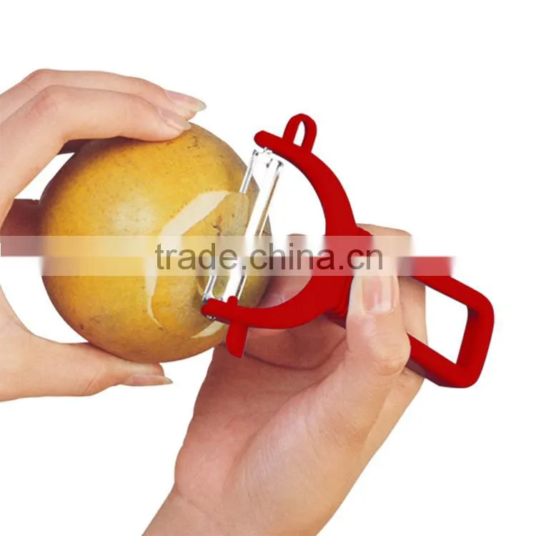 ABS+S/S 12.3*7.7 Kitchen gadgets small fruit&vegetable peeler/Portable peeler/melon peeler