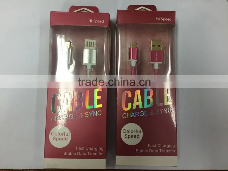 new products 2016 USB cable micro USB cable for samsung galaxy s6 V8 micro USB cable