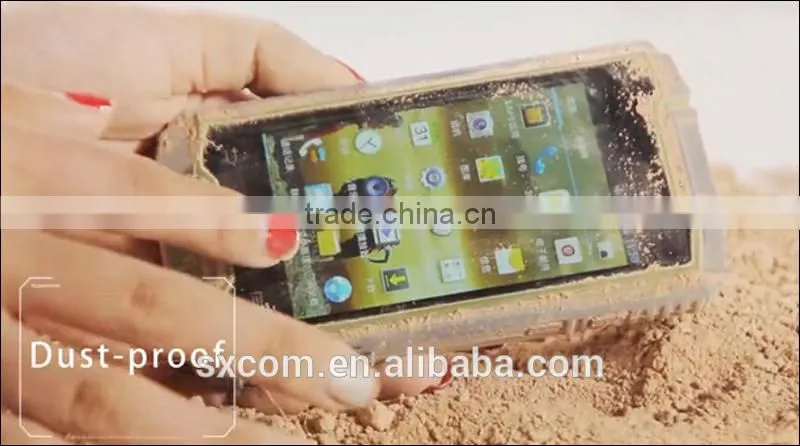 Three anti China mobile phone with Walkie-talkie Waterproof Shockproof Dustproof GPS Android 4.4.2 ip67