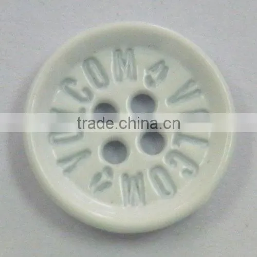 Alloy shirt button