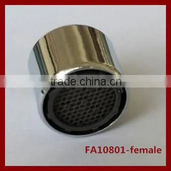 brass shell with plastic inner core kitchen Faucet aerator with swivel ball joint