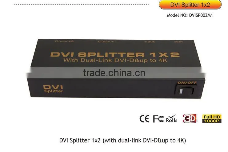 4 port DVI splitter 1X 4 (Dual-link)