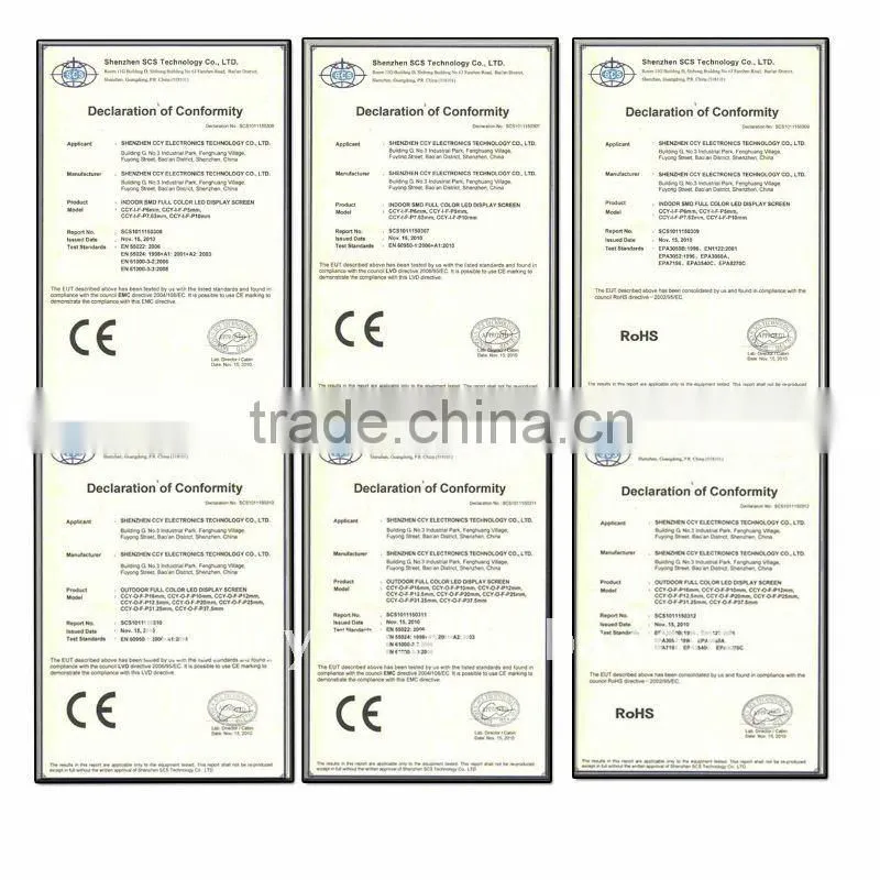 P7.62mm indoor pannel led display