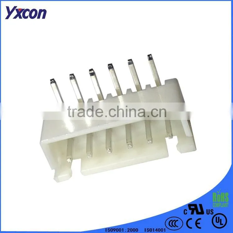 2.50mm pitch 6 pin right angle single row wafer connector