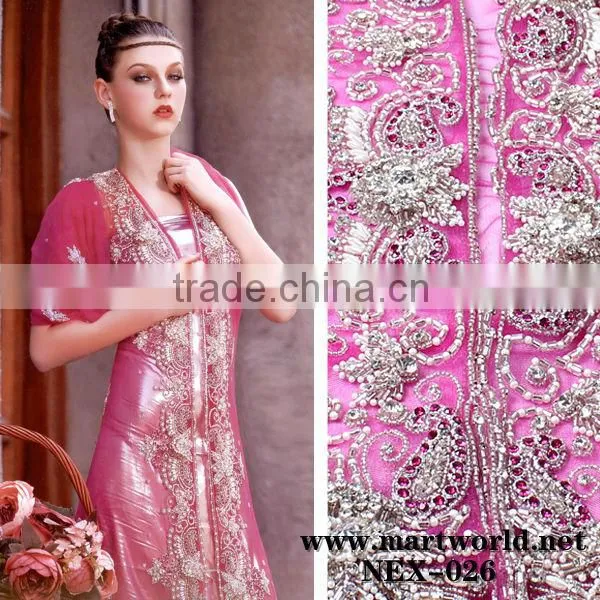 red Moroccan kaftan dress (NEX-026)