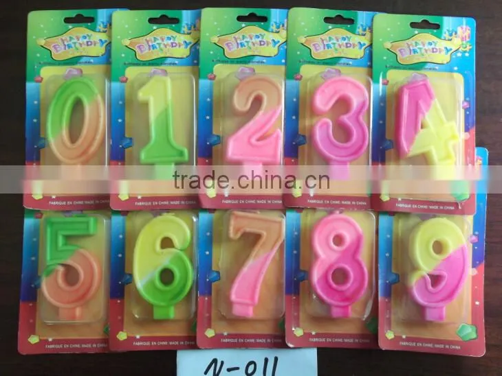 Number Shaped Candles For Wedding Favors