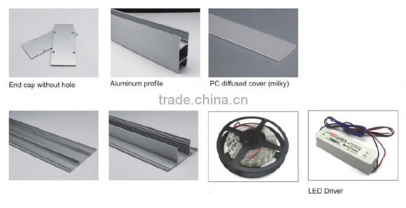 warm white rigid bar led light 30mm width PCB