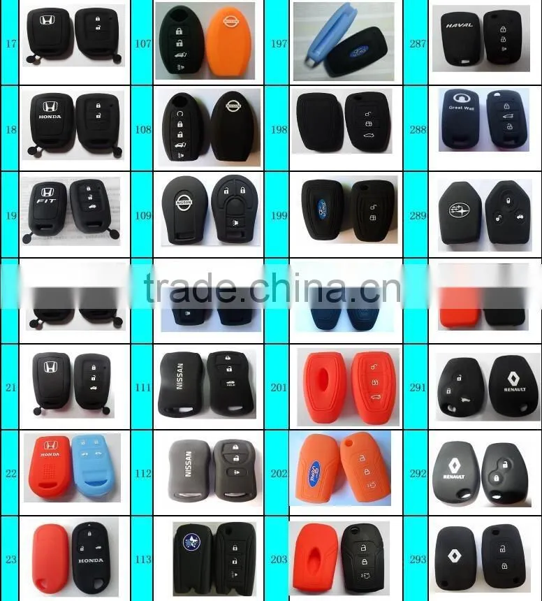 silicone car key protective cover for mazda car key
