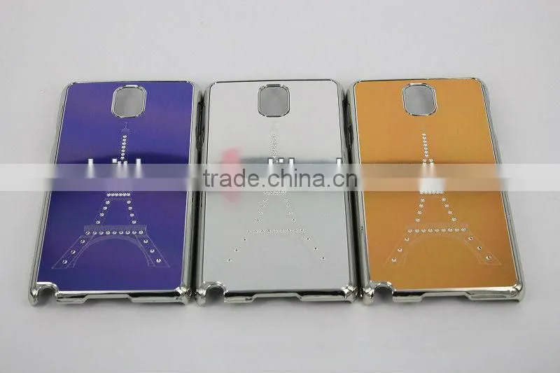 Fancy case for Galaxy Note 3 N9000,Metal Chome case