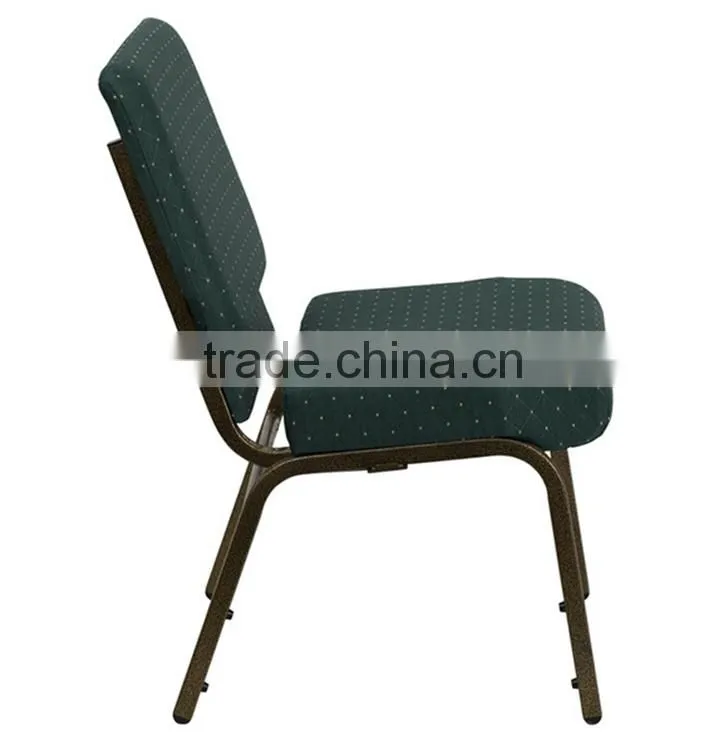 comfortable cushion stacking used church chair for sale