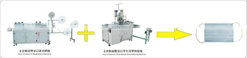 ultrasonic automatic face mask welding machine