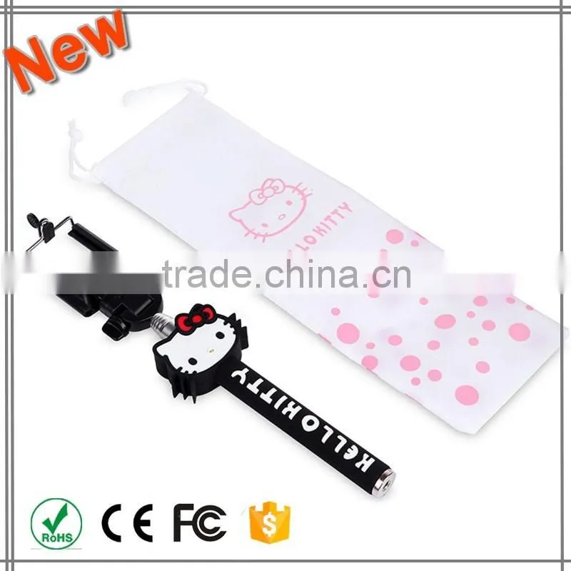 New products on china market selfie stick bluetooth