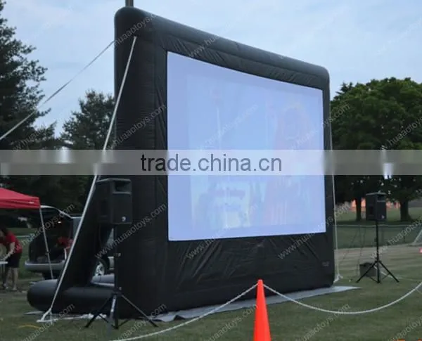 Commercial inflatable projection screen