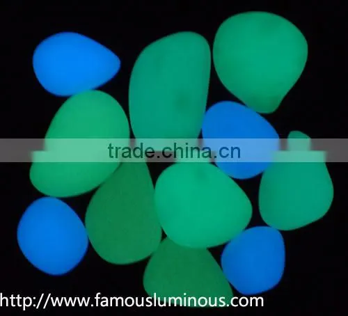 Phosphorescence pebble stone