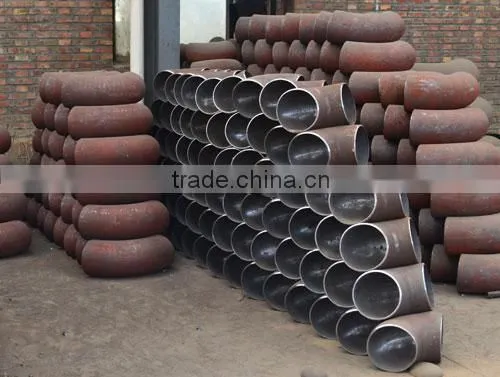 ANSI 60 degree pipe fitting flanged elbow dimensions