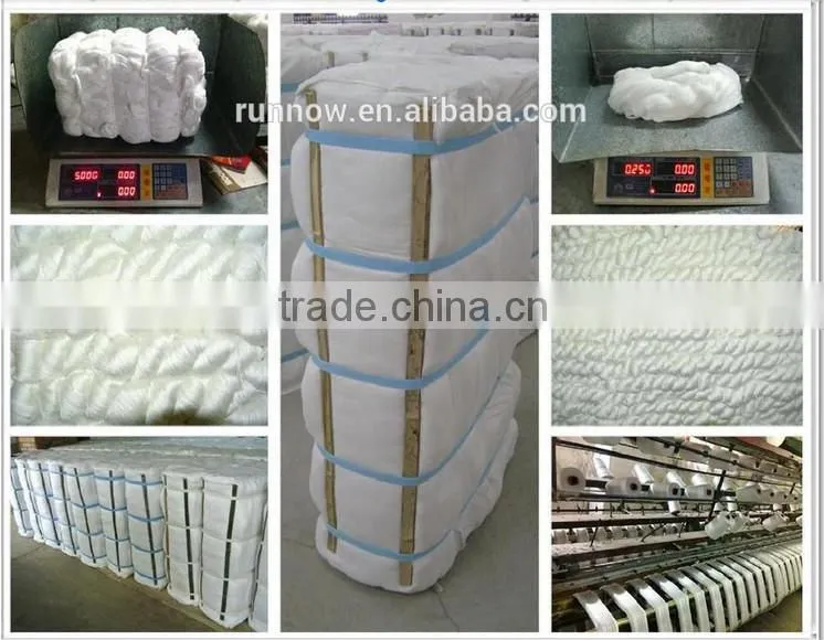 Virgin and raw wihte hank yarn a lot of demand in pakistan/2015 new and competitive price polyester hank yarn made in china