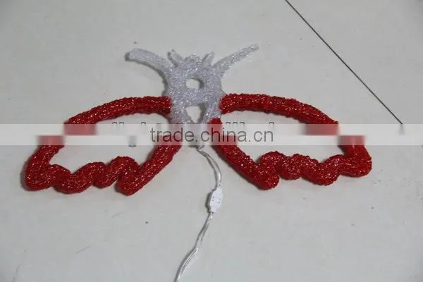 LED 3D acrylic motif butterfly light