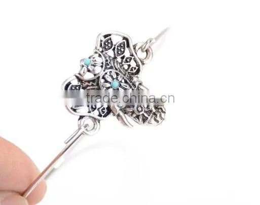 >>SW16567 promotion turquoise elephant bracelet/