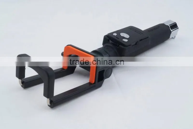 New wholesale monopod selfie stick with bluetooth shutter button YT888